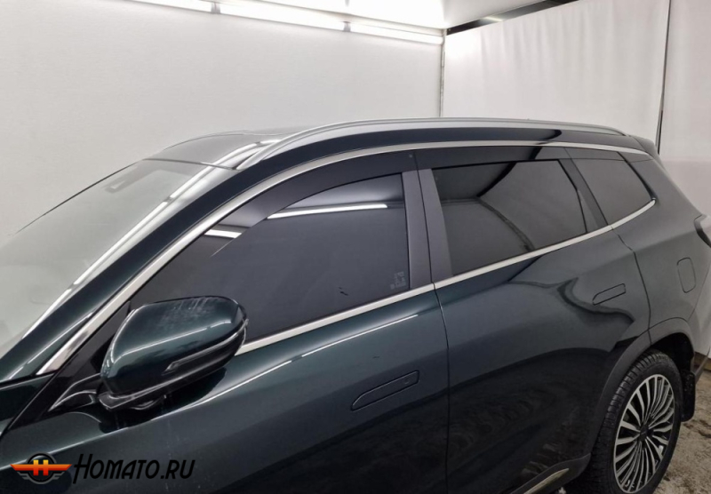 Дефлекторы Тенет Т8 | из 6 частей, премиум, плоские, 2D