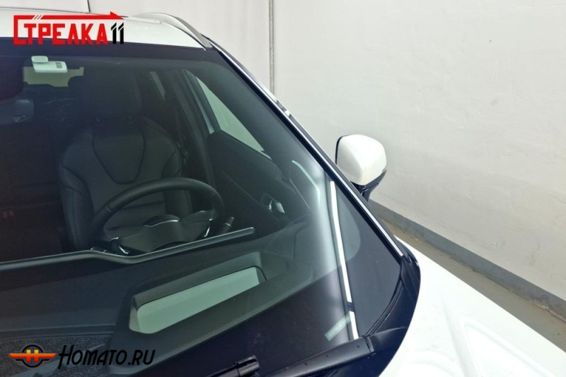 Премиум водостоки дефлекторы лобового стекла Хавал Ф7Х 2 2025+