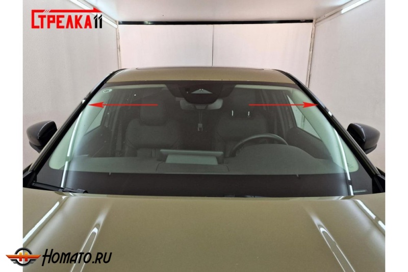 Премиум водостоки дефлекторы лобового стекла Mazda CX-50