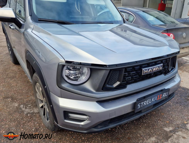 Накладки на капот для Haval H7 2025+ | 2 штуки, декор
