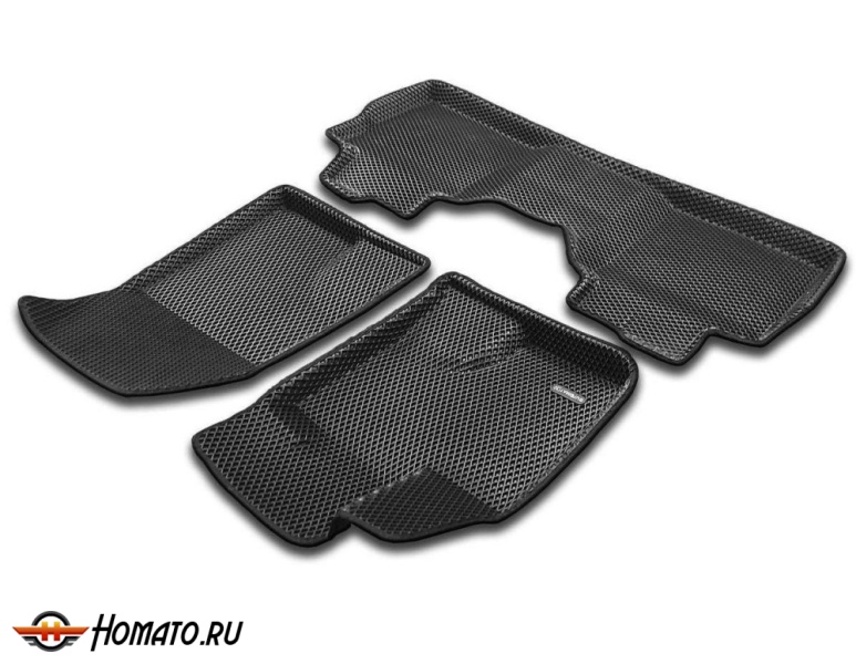 3D EVA коврики Хавал Н7 2025+ | с бортами, Euromat 3D