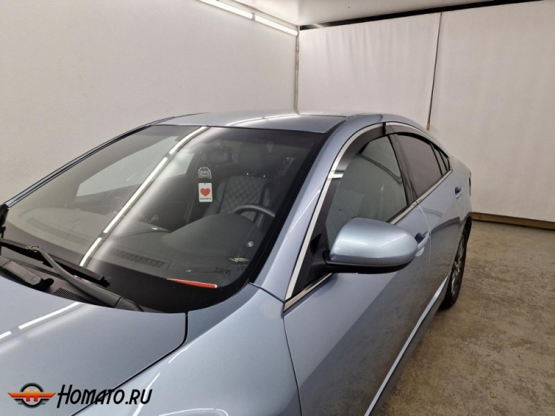 Премиум водостоки дефлекторы лобового стекла Mazda 6 (GH) 2007-2012