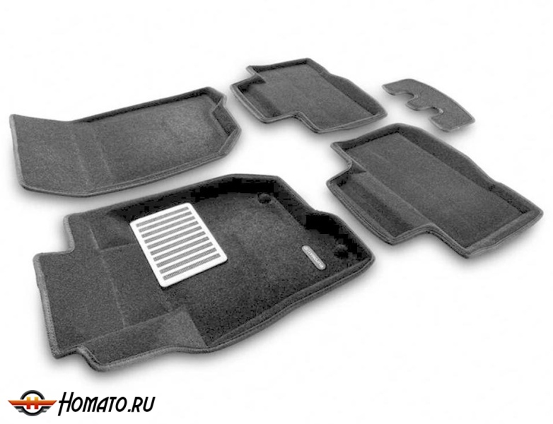 3D коврики для Mitsubishi Pajero Sport 2016+/2021+ | LUX: 5 слоев