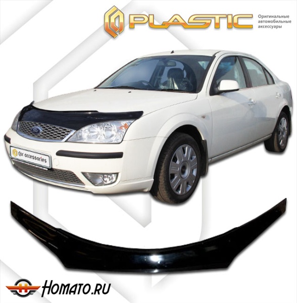 Дефлектор капота Ford Mondeo 2000-2007 | exclusive, черный