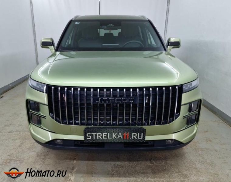 Накладки на передний бампер для Jaecoo J7 2023+ дорестайл | 4 штуки, декор