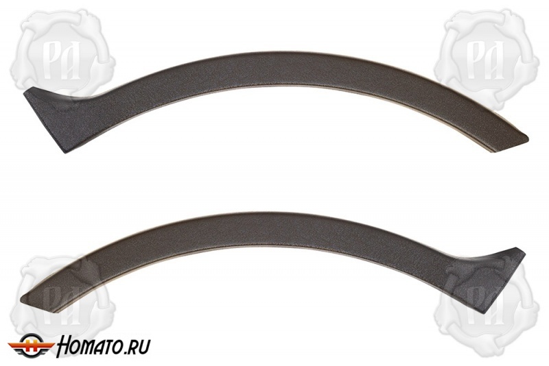 Накладки на внутренние задние арки для ТЛК Прадо 120 2003-2009 | шагрень