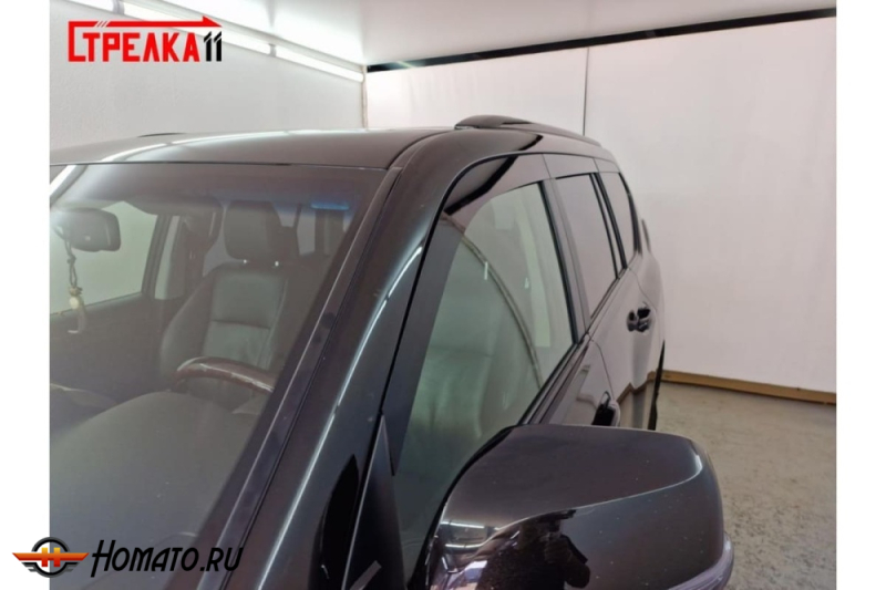 Дефлекторы Lexus GX 460 2010-2022 | из 6 частей, премиум, плоские, 2D