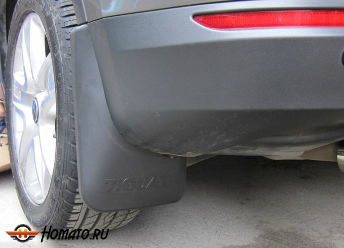 Брызговики OEM, «комплект передние+задние» для VW Tiguan "08-10"