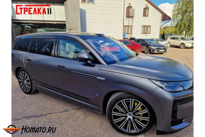 Дефлекторы Denza N9 2025+ | из 6 частей, премиум, плоские, 2D