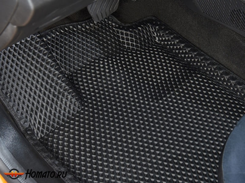 3D EVA коврики с бортами Toyota Highlander 2021+ | Премиум