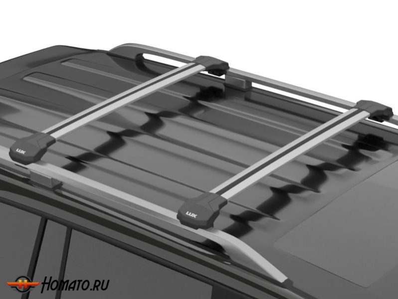 LUX CONDOR для Haval H9 2 2024+ | Багажник на классические рейлинги | 130 см
