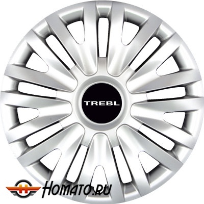 Колпаки на колеса R13,R14,R15,R16 | гибкие, ударопрочные, 4 штуки, TREBL