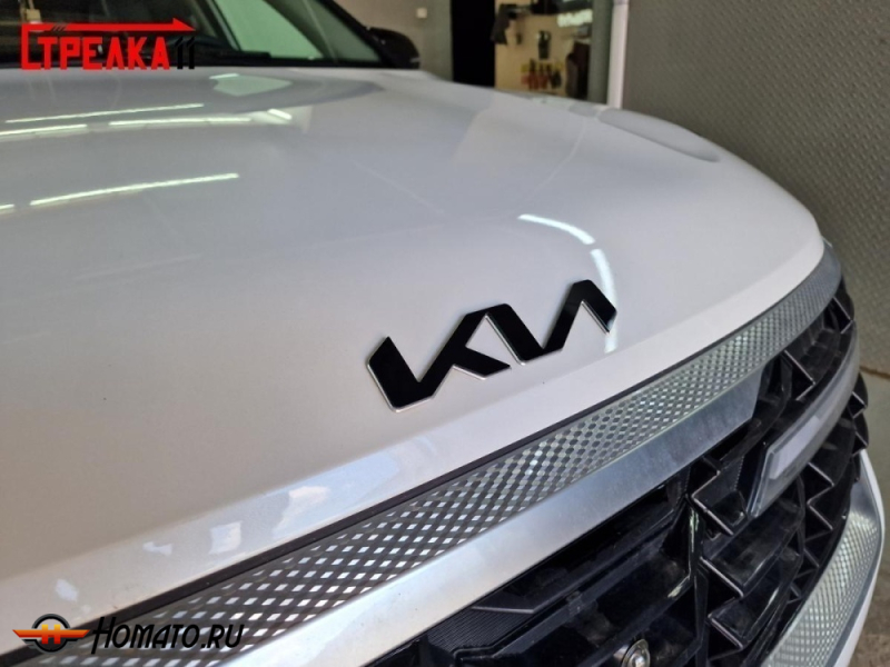 Накладки на логотип для Kia Seltos 2022+ | 2 штуки, декор