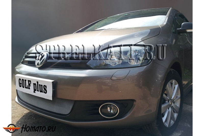 Защита радиатора для Volkswagen Golf Plus 2009-2014 рестайлинг | Стандарт