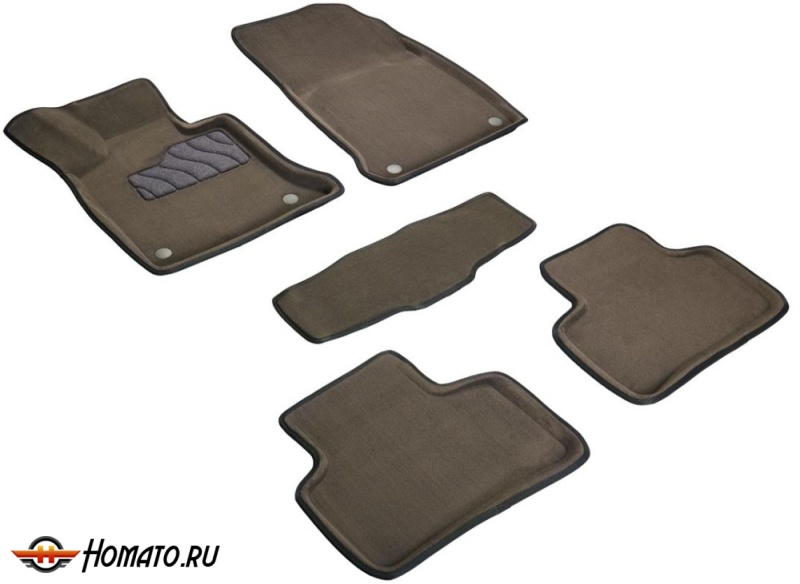 3D коврики Mercedes-Benz GLК-Class X204 2008-2015 | Премиум | Seintex
