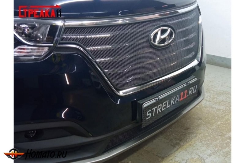 Защита радиатора для Hyundai H1 (2018-2022) рестайл | Стандарт