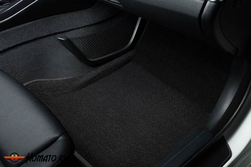 3D коврики Belgee X80 PHEV | Премиум | ворсовые | черные | Seintex