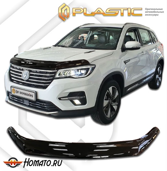 Дефлектор капота Changan CS 75 FL 2018-2024 | черный