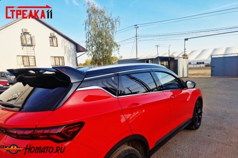 Дефлекторы Belgee X50+ 2026+ | премиум, плоские, 2D