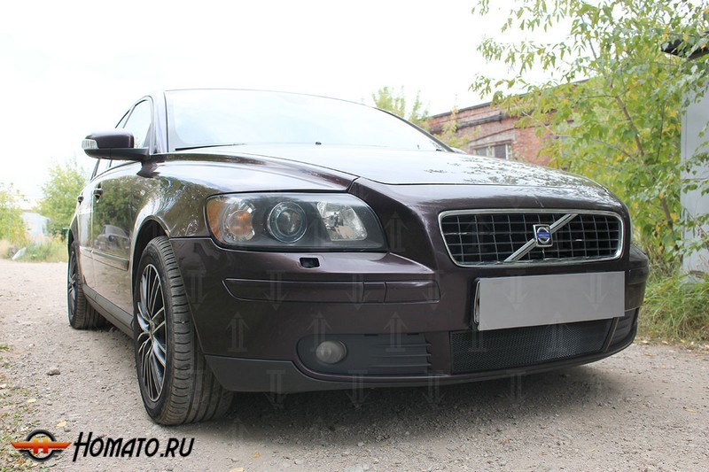 Защита радиатора для Volvo S40 (2004-2007) дорестайл | Стандарт