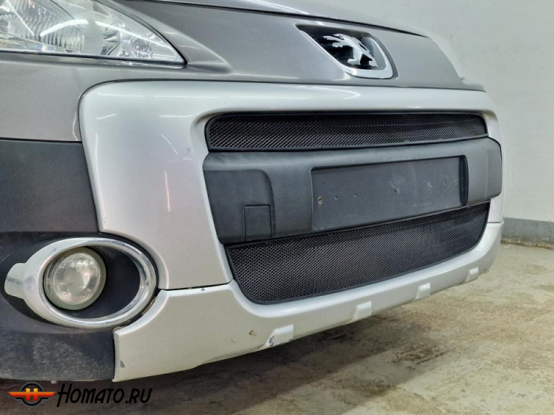 Защита радиатора для Peugeot Partner B9 (2008-2012) дорестайл | Стандарт