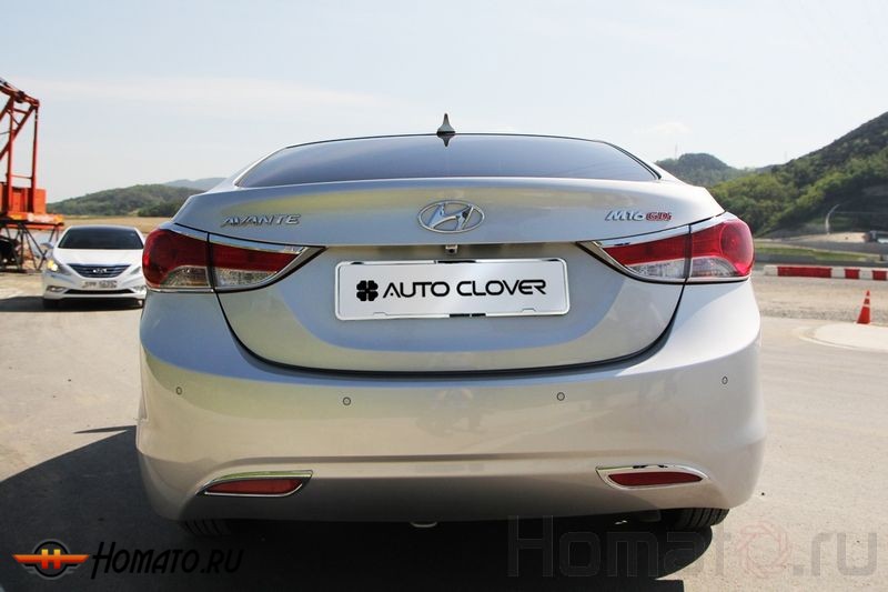 Хром молдинг заднего стекла для Hyundai Elantra MD 2010+
