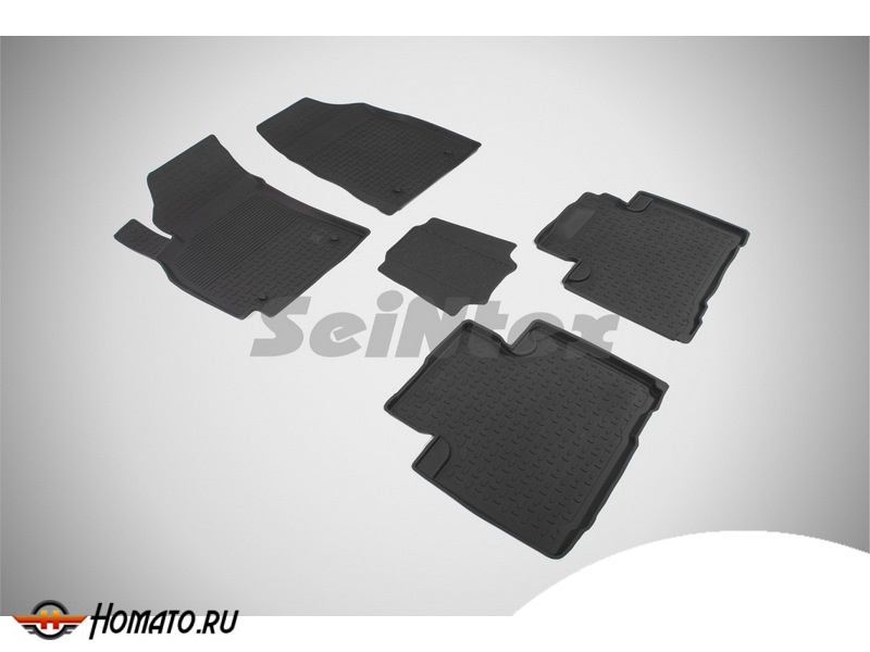 Резиновые коврики Geely Emgrand X7 2013+/2019+ | с высокими бортами | Seintex