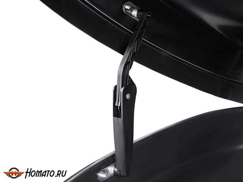 Автобокс MaxBox PRO 430 л | 136x96x42 см, двусторонний