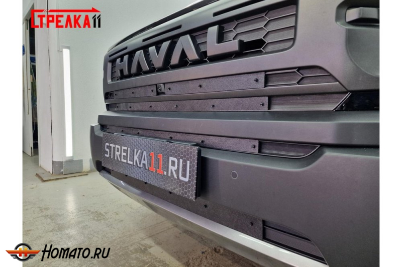 Зимняя защита радиатора Haval H3 2026+ рестайлинг | на стяжках