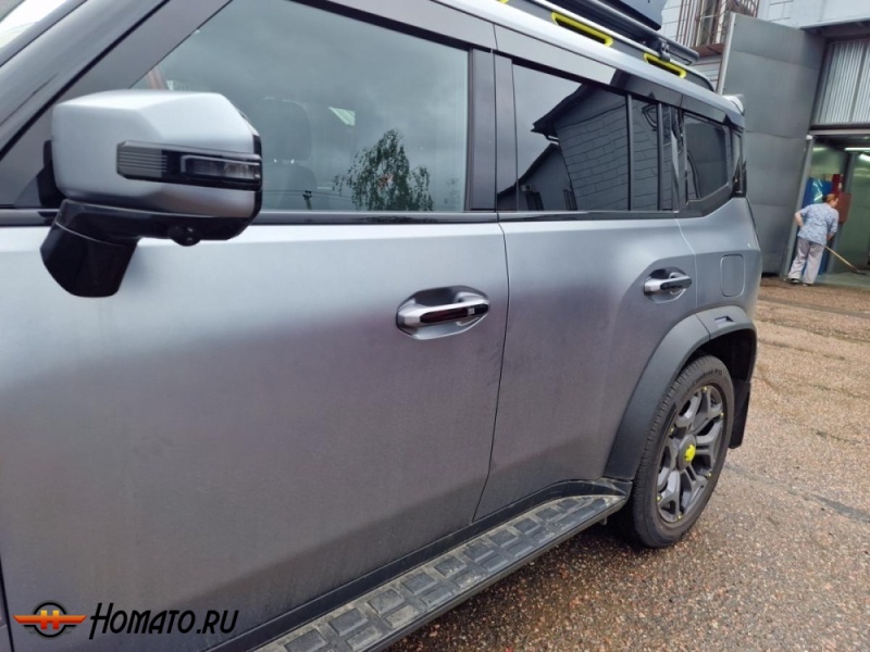 Накладки на ручки дверей для Джетур Т2 | 5 штук, декор