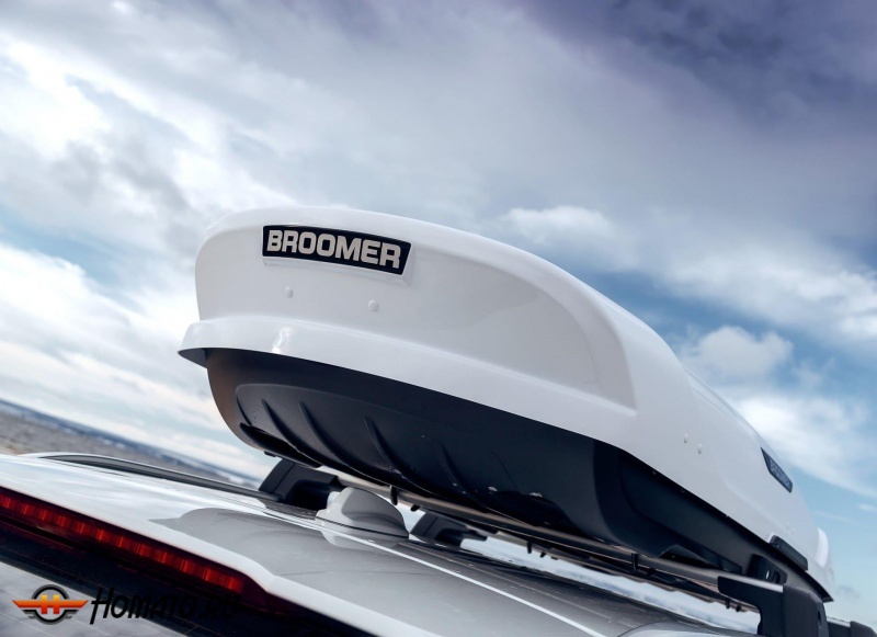 Автобокс Broomer Venture LS 450 л | 213х89х36 см, двусторонний, усиленный, с Fast Mount