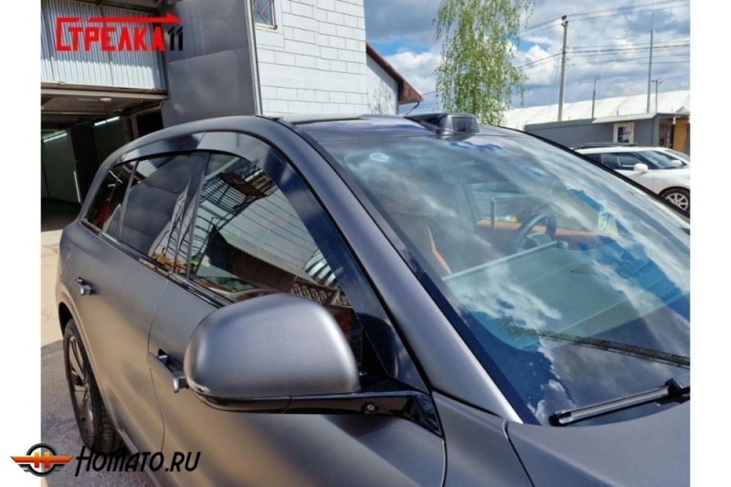 Дефлекторы Ли Л6 2024+ | премиум, плоские, 2D