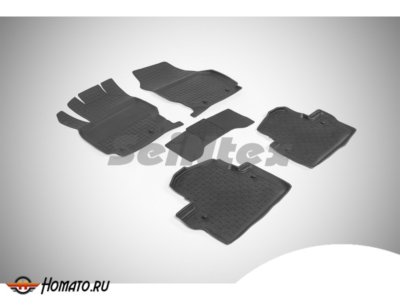 Резиновые коврики Volvo XC-70 II 2013- | с высокими бортами | Seintex