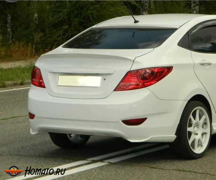 Лип-спойлер HS2 для Hyundai Solaris 2010+/2014+