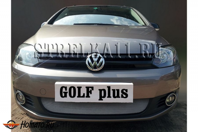 Защита радиатора для Volkswagen Golf Plus 2009-2014 рестайлинг | Стандарт