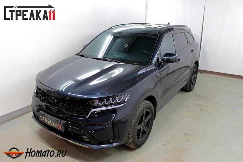 Дефлекторы KIA Sorento 4 2020- | премиум, плоские, 2D