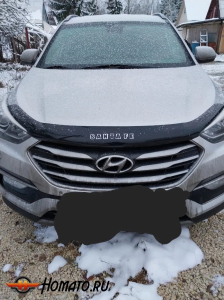 Дефлектор капота мухобойка HYUNDAI SANTA FE 3 (2012-2018)