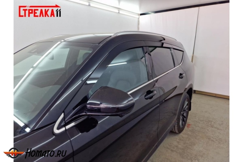 Дефлекторы Dongfeng DFSK ix7 | премиум, плоские, 2D