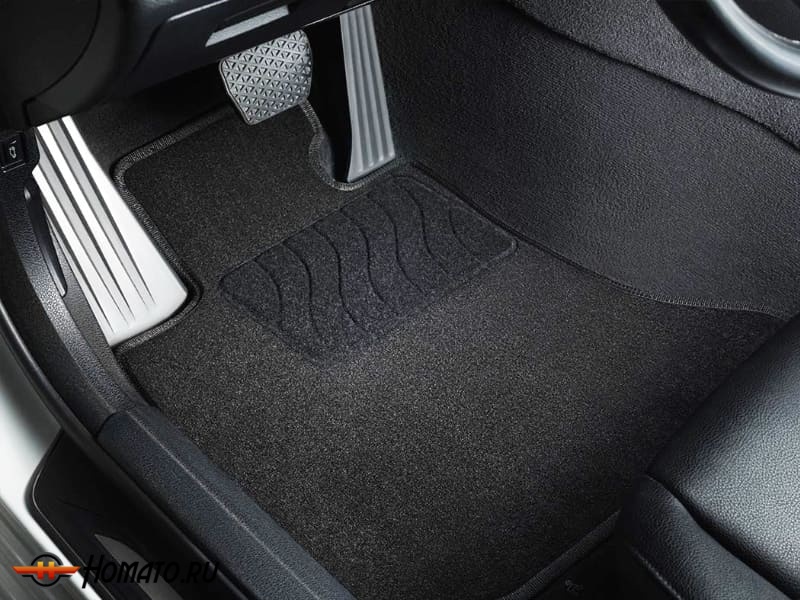 Коврики Lynk & Co 09 | Люкс, ворсовые, черные, Seintex