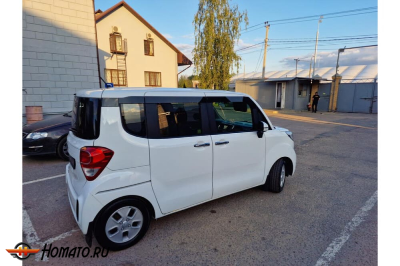 Дефлекторы Kia Ray 2011+/2018+/2022+ | из 6 частей, премиум, плоские, 2D