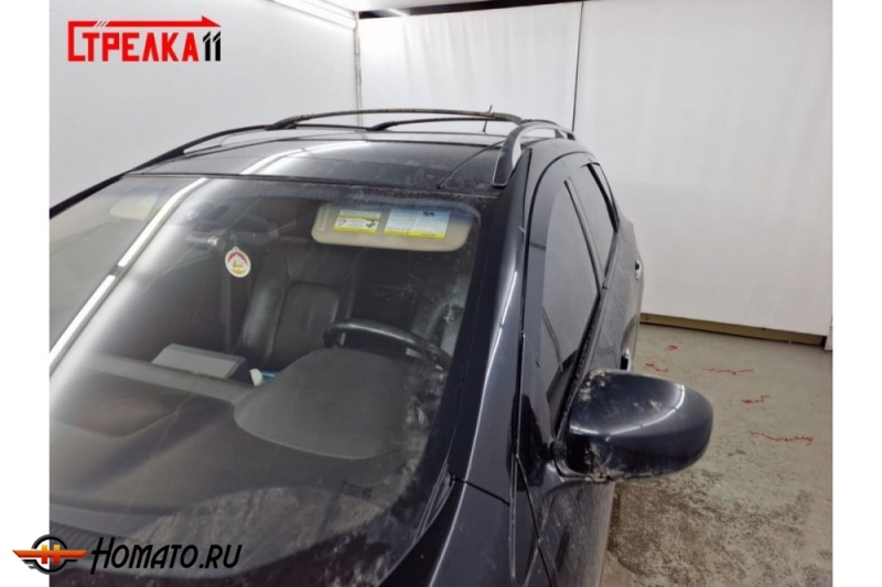 Премиум водостоки дефлекторы лобового стекла Nissan Murano 2 (Z51)