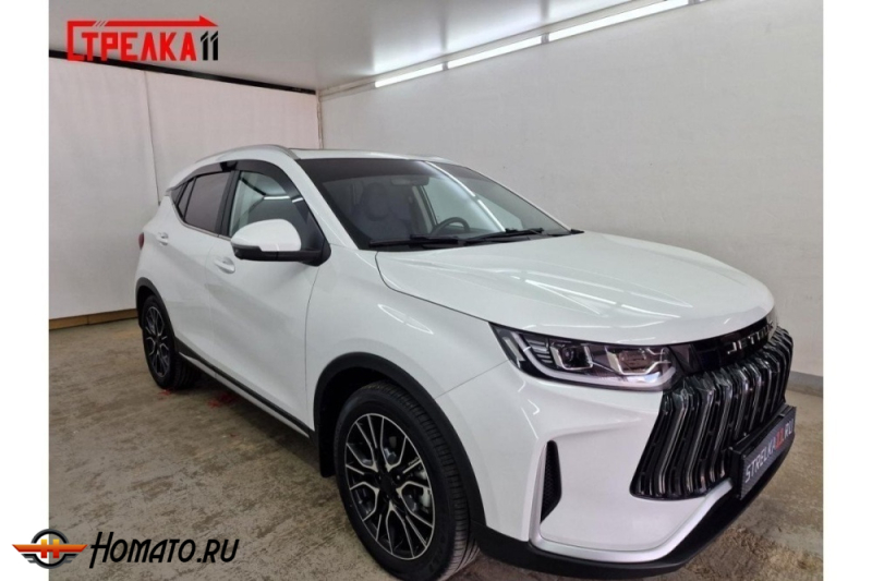 Дефлекторы Jetour X50 2025+ | из 6 частей, премиум, плоские, 2D