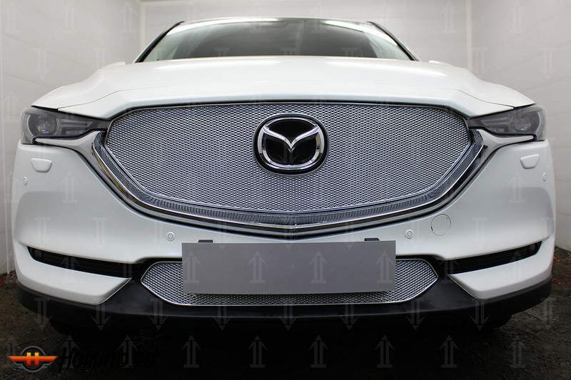 Защита радиатора для Mazda CX-5 2017+ | Премиум