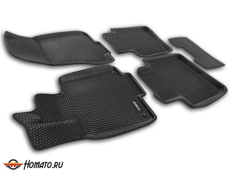 3D EVA коврики Hongqi H9 2023+ | с бортами, Euromat 3D