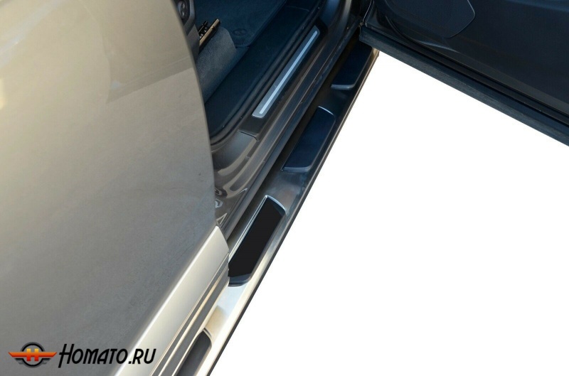 Пороги для Audi Q7 2015-2020 дорестайл | OEM-style
