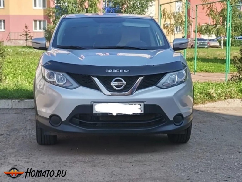 Дефлектор капота мухобойка NISSAN QASHQAI (2014-2018)