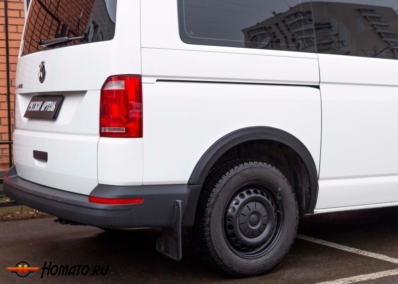Накладки на колёсные арки для Volkswagen T6 2015+ (Caravelle, Multivan, Transporter) | шагрень