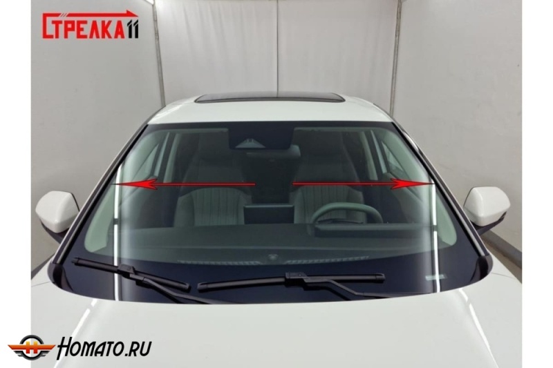 Премиум водостоки дефлекторы лобового стекла Changan Lamore 2023+