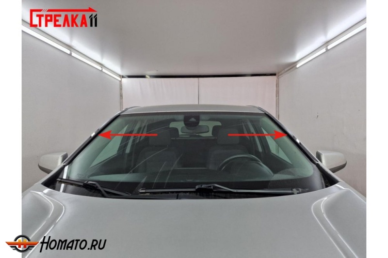 Премиум водостоки дефлекторы лобового стекла Chevrolet Equinox 3 2016+/2021+