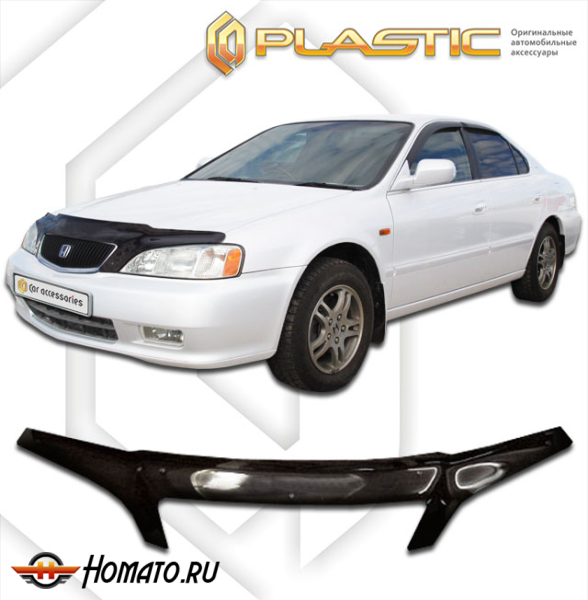 Дефлектор капота Honda Inspire 3 1999-2001 (VA4, VA5) | exclusive, черный